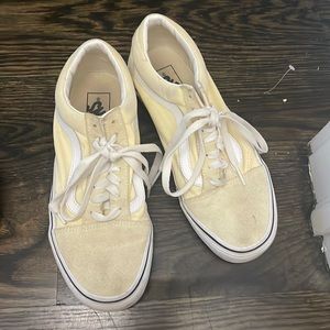 Light yellow vans